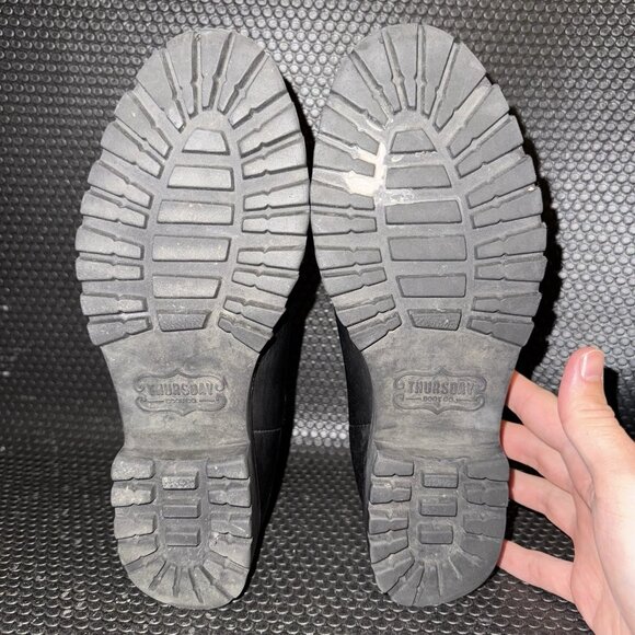 Thursday Boot Company Legend Black Matte Leather Chelsea Boots Women’s Size 7.5 - Picture 7 of 9